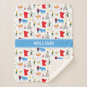 Minnesota Sherpa Blanket