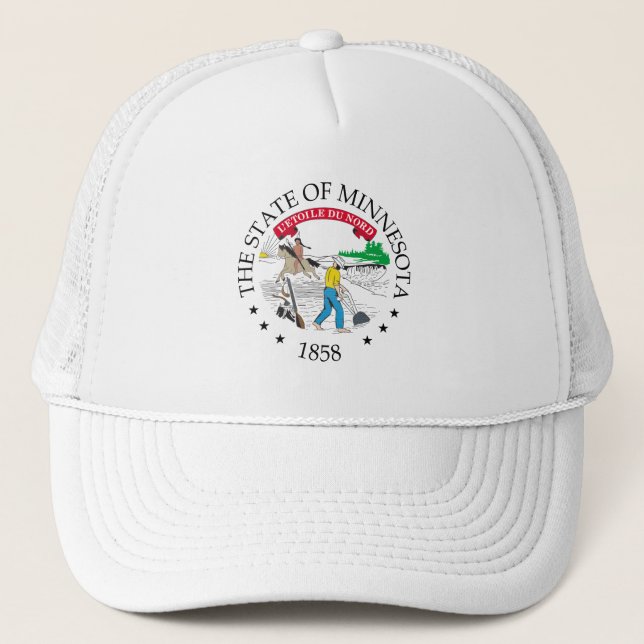 Minnesota sign trucker hat (Front)