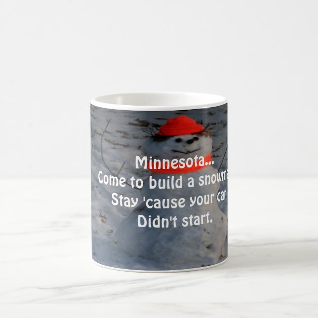Minnesota Snowman Mug (Center)