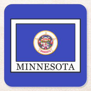 Minnesota Square Paper Coaster