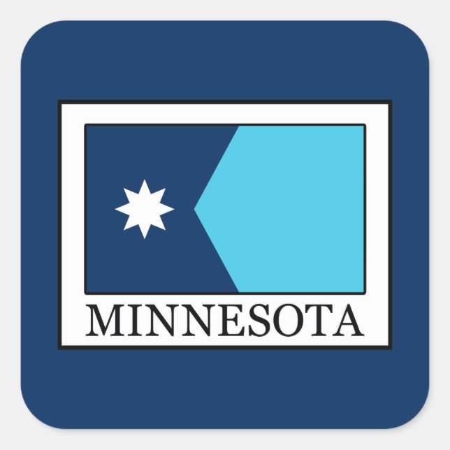 Minnesota Square Sticker (Front)