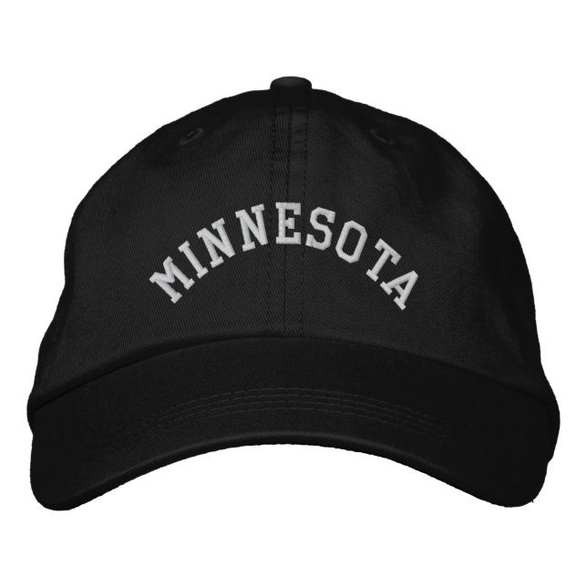 Minnesota State Embroidered Embroidered Hat (Front)
