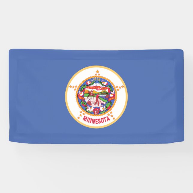 Minnesota State Flag Banner (Horizontal)