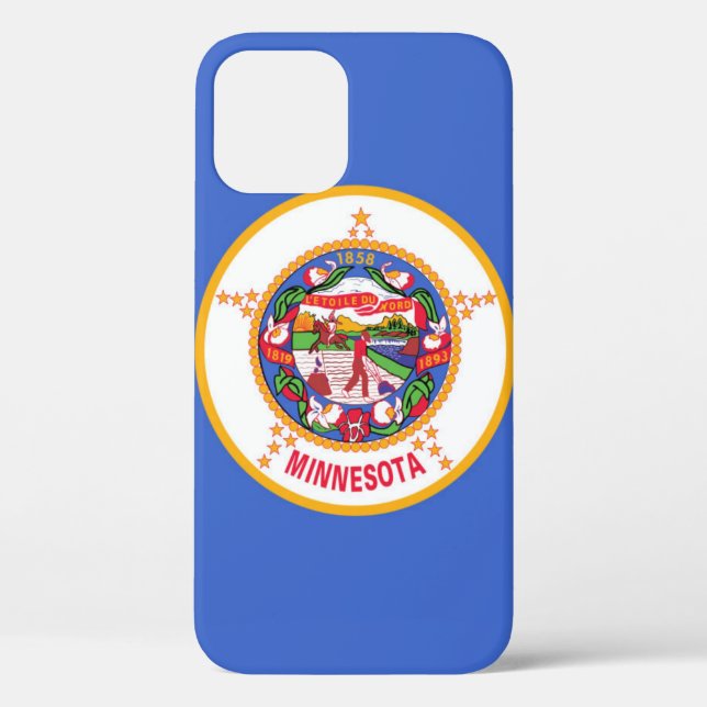 Minnesota State flag Case-Mate iPhone Case (Back)