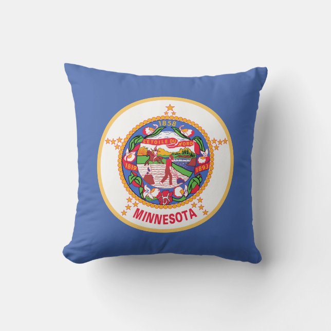 Minnesota State Flag Cushion (Front)