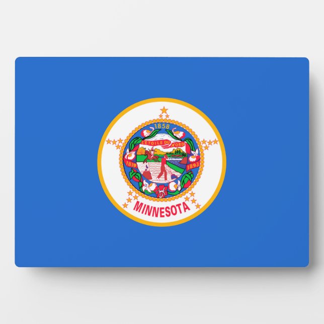 Minnesota State Flag Design Plaque (Front)