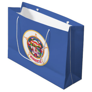 Minnesota State Flag Large Gift Bag