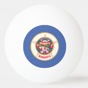 Minnesota State Flag Ping Pong Ball