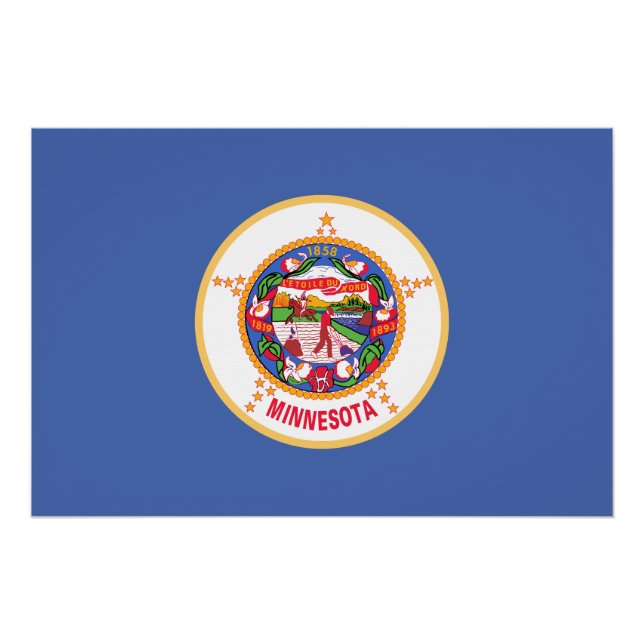 Minnesota State Flag Poster (Front)