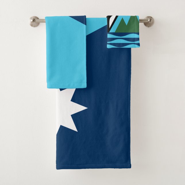 Minnesota State Flag & Seal Towel Set (Insitu)