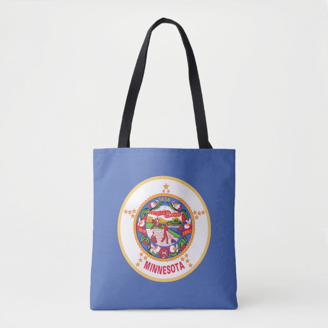Minnesota State Flag Tote Bag (Front)