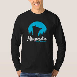 Minnesota State Land Of 10000 Lakes T-Shirt