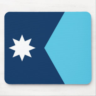 Minnesota state new flag symbol USA America Mouse Pad
