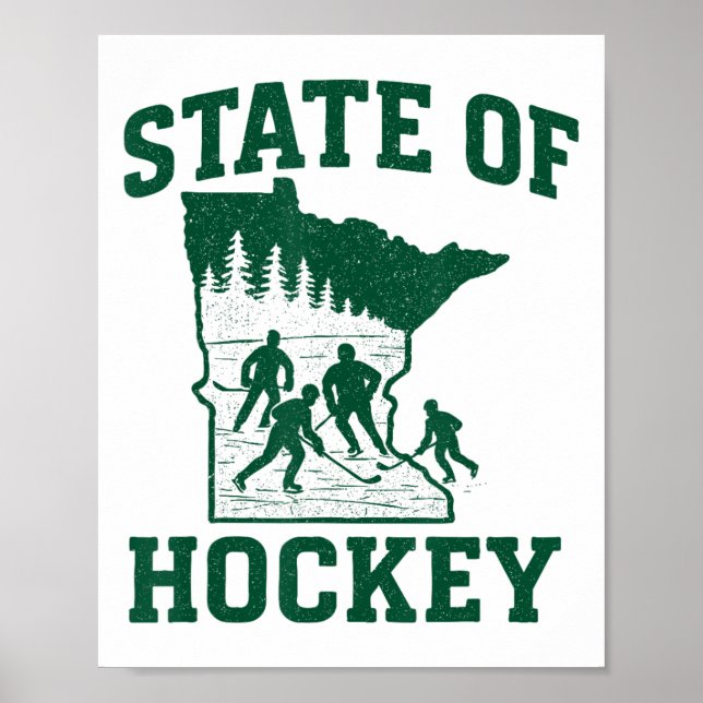 Minnesota - State Of Hockey _1  Poster (Front)