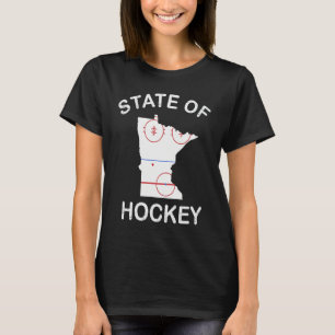 Minnesota State of Hockey Hoodie State of Hockey T-Shirt