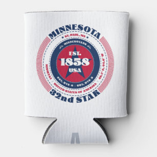 Minnesota State Pride Monogram Cooler