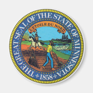 Minnesota State Seal Magnet
