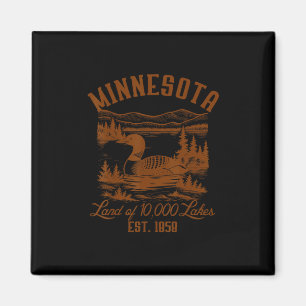 Minnesota State Travel Minnesota Common Loon Souve Magnet