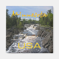 Minnesota State USA Souvenir Magnet Change Year