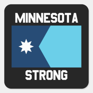 Minnesota Strong Square Sticker