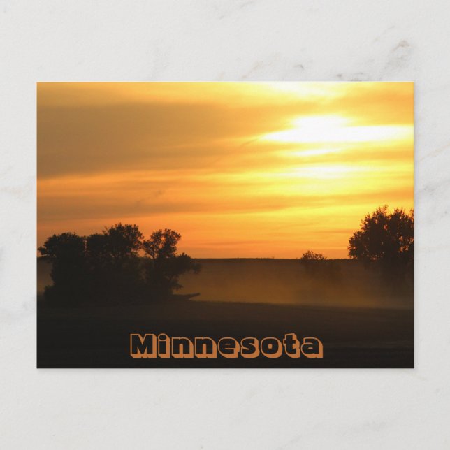 Minnesota Sunset Postcard (Front)