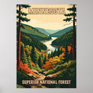 Minnesota Superior National Forest V01 Poster
