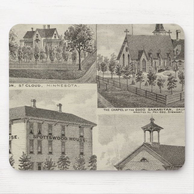 Minnesota Surroundings Mouse Pad (Front)