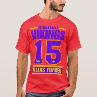 Minnesota Vikings Dallas Turner 15 American  Playe T-Shirt
