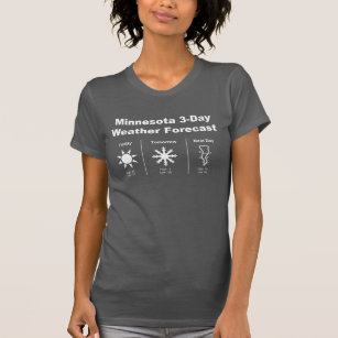 Minnesota Weather Forecast T-Shirt