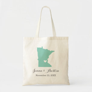 Minnesota Wedding Welcome Tote Bag