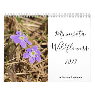 Minnesota Wildflower 2027 12 Month Wall Calendar