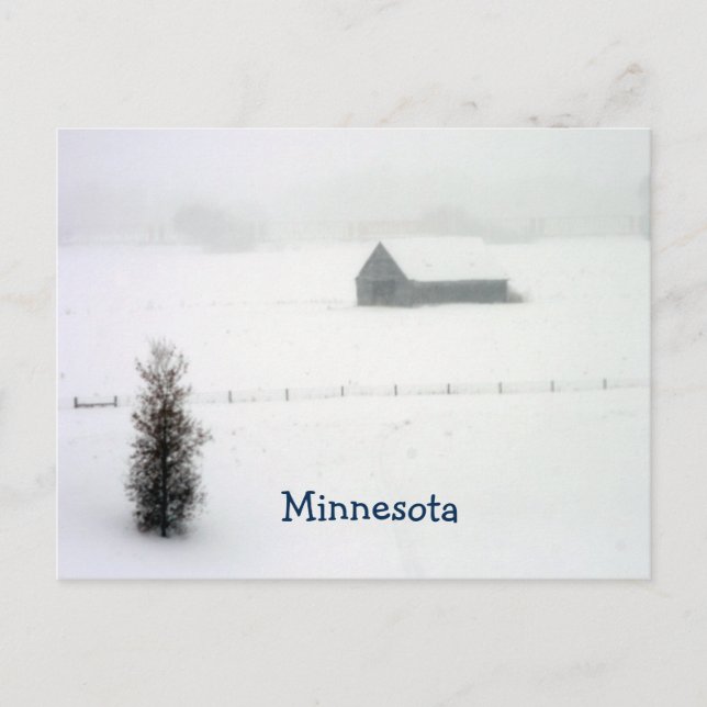 Minnesota Winter Post Card (Front)