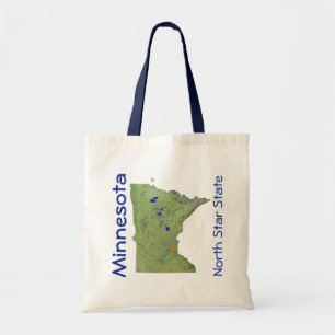 Minnesotan Map Bag