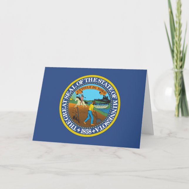 Minnesotan Seal, Seal of Minnesota Card (Front)