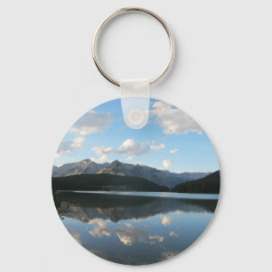 Minnewanka Lake, Alberta, Canada Key Ring