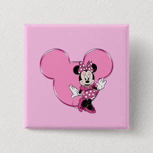 Minni 15 Cm Square Badge