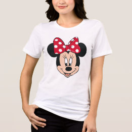 Minnie Mouse | Head Logo Tri-Blend Shirt
