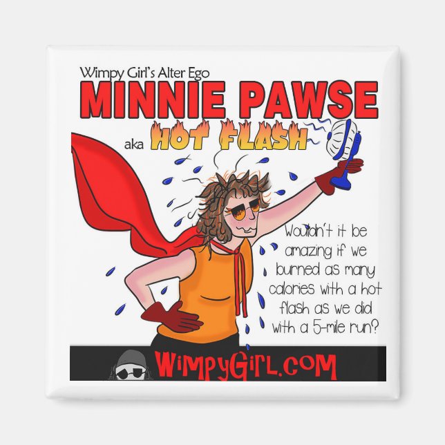 Minnie Pawse - World Menopause Day Magnet (Front)