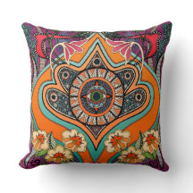 MINNIE purple Throw Pillow