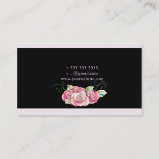 minniemay monogram roses business card