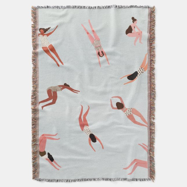 Minnows Throw Blanket (Front Vertical)