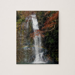 Minoh Falls in Minoh Osaka prefecture Japan Jigsaw Puzzle