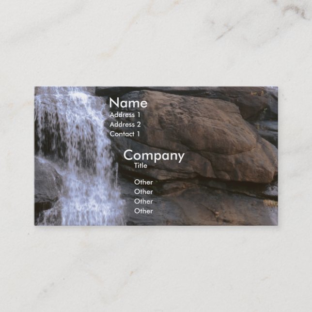Minor Falls Business Card (Front)