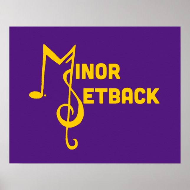 Minor Setback poster (Front)