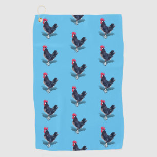 Minorca Rooster Golf Towel