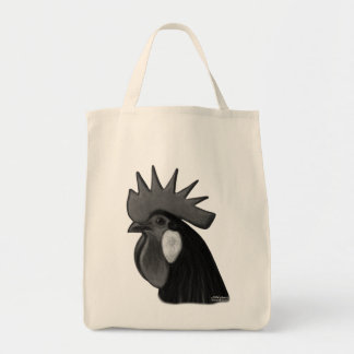 Minorca Rooster Head Tote Bag