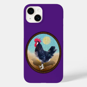 Minorca Rooster Vintage Oval  Case-Mate iPhone 14 Case