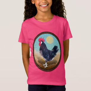Minorca Rooster Vintage Oval T-Shirt