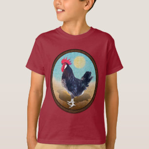 Minorca Rooster Vintage Oval T-Shirt