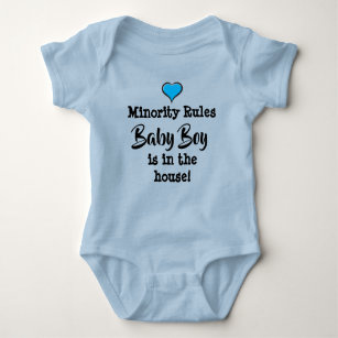 Minority Rules Baby Boy is in the house! Baby Bodysuit